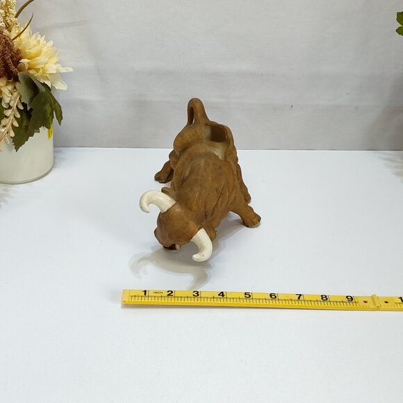 Napcoware Ceramic Bull Planter Sculpture MidCentury Modern C-4889 No Chips Dirty - Picture 11 of 11